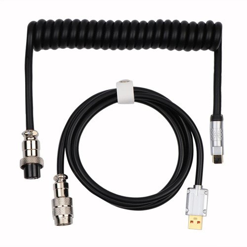 Durable Coiled Printer Cable